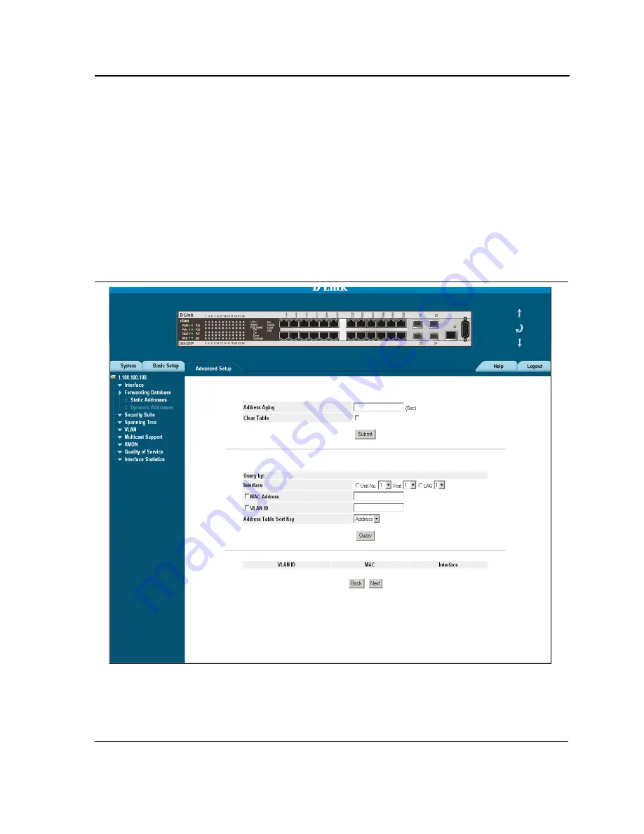 D-Link DXS-3227 - xStack Switch - Stackable Скачать руководство пользователя страница 226