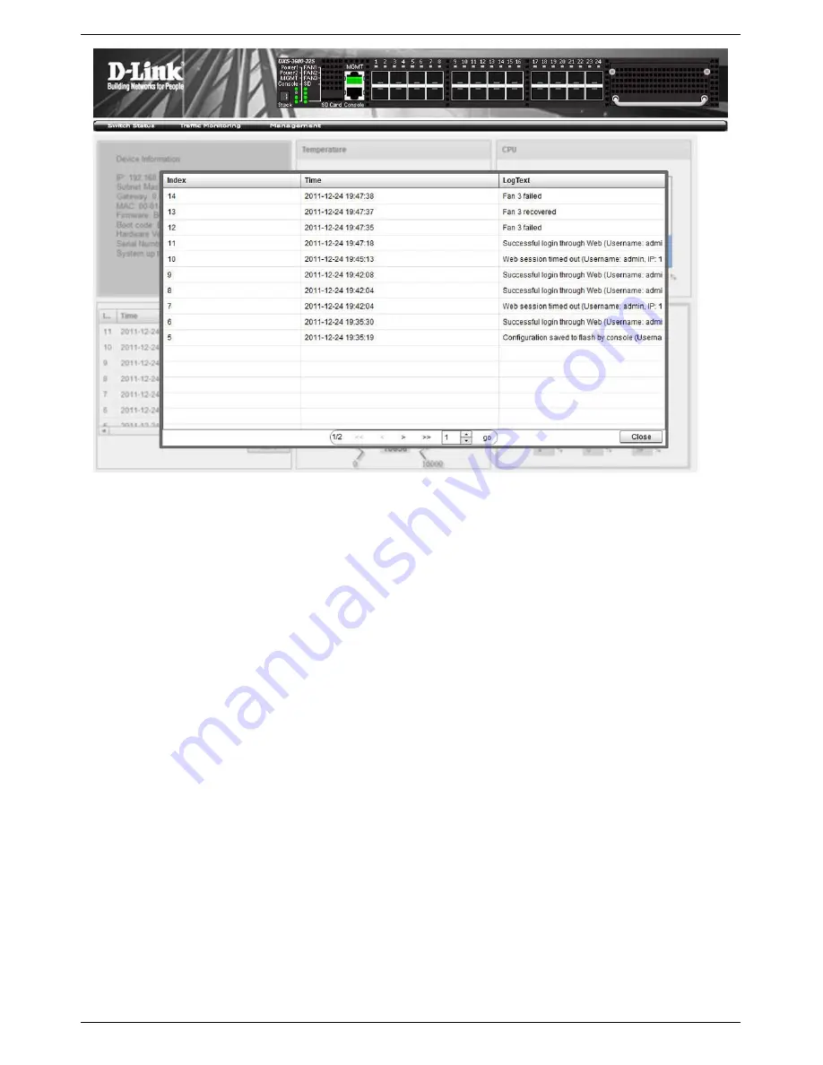 D-Link DXS-3600-32S Reference Manual Download Page 15