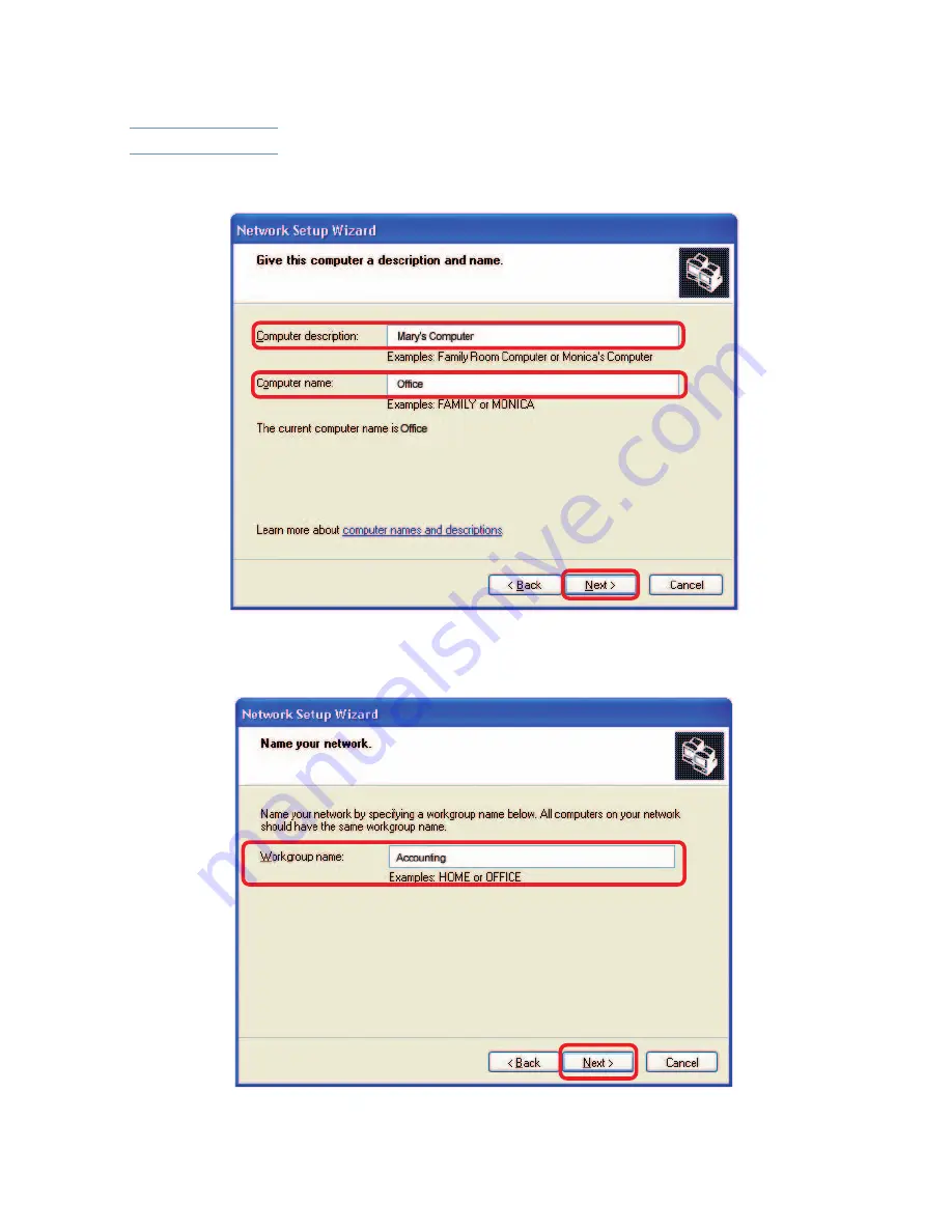 D-Link Express EtherNetwork DNS-120 Manual Download Page 39