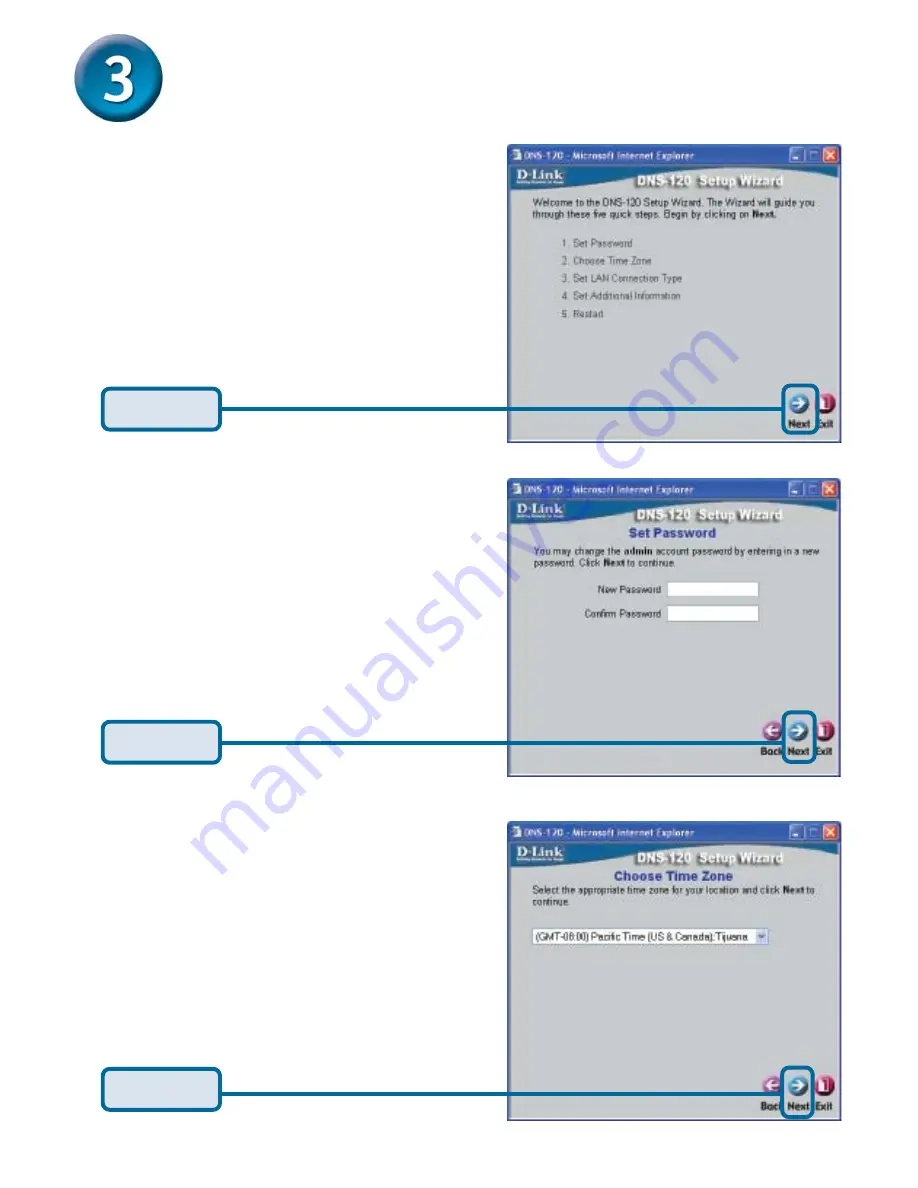 D-Link Express EtherNetwork DNS-120 Quick Installation Manual Download Page 6