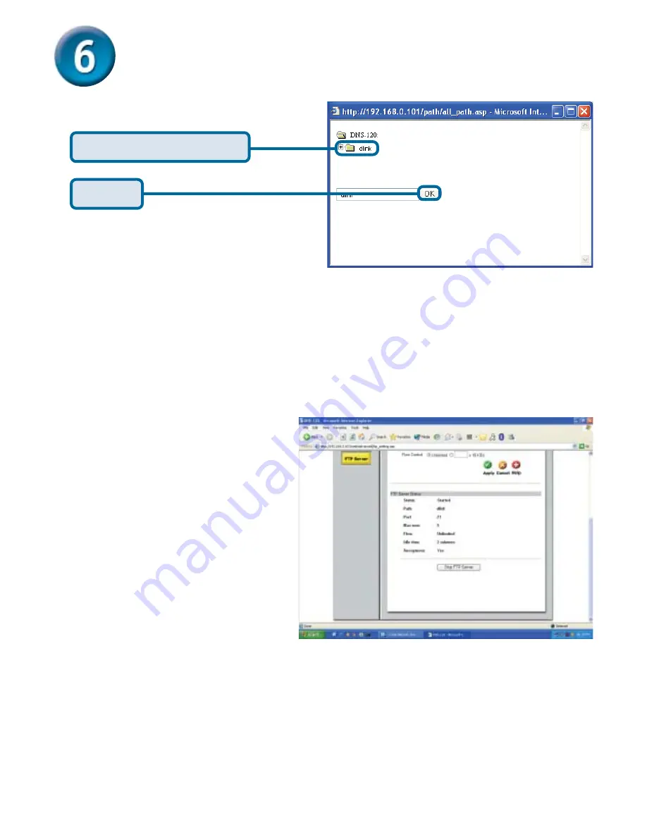 D-Link Express EtherNetwork DNS-120 Quick Installation Manual Download Page 10