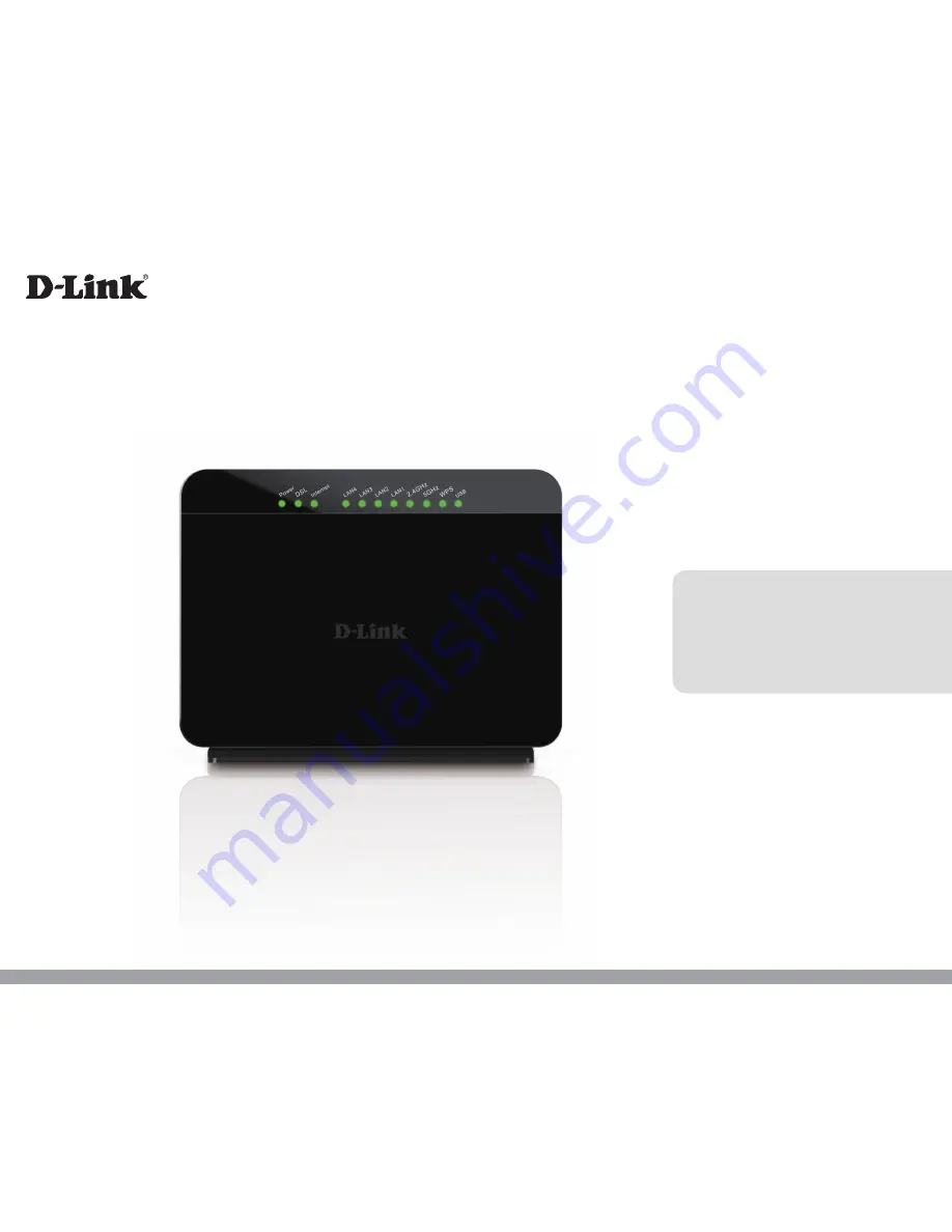 D-Link GO-DSL-AC750 Скачать руководство пользователя страница 1