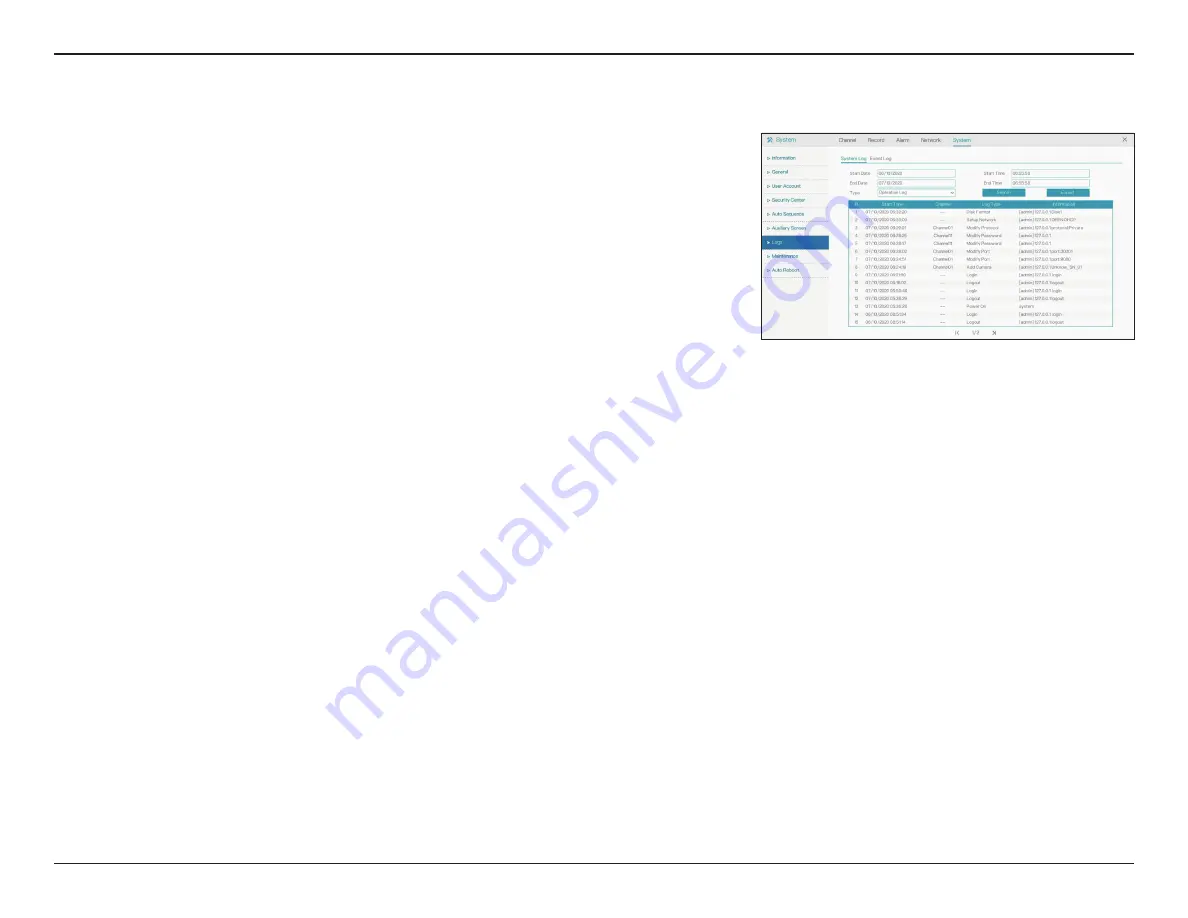 D-Link JustConnect DNR-4020-16P User Manual Download Page 76