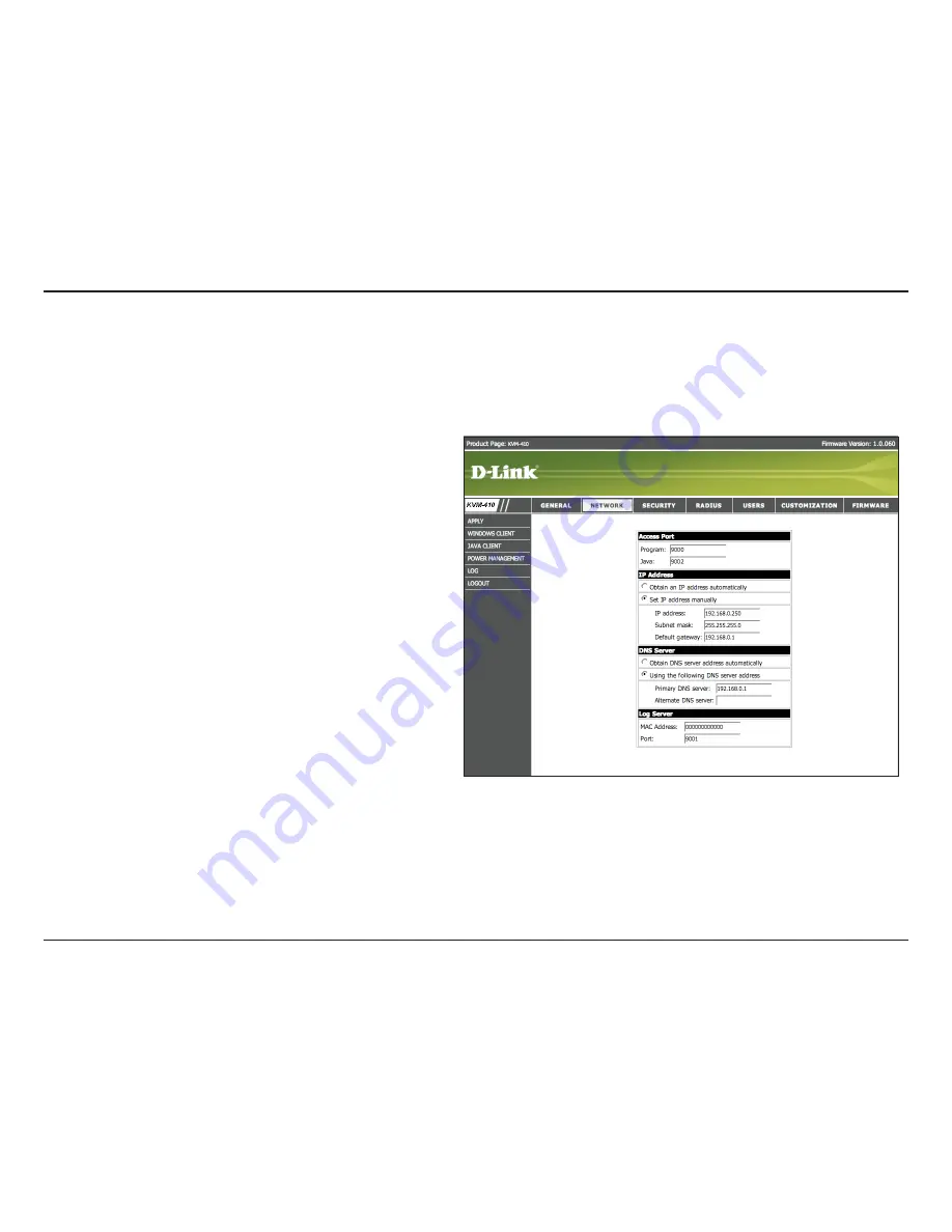 D-Link KVM-410 - Single Port KVM Switch User Manual Download Page 19