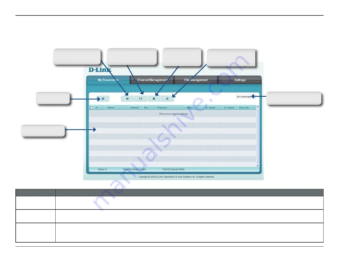 D-Link MyChannel DSM-350 User Manual Download Page 45