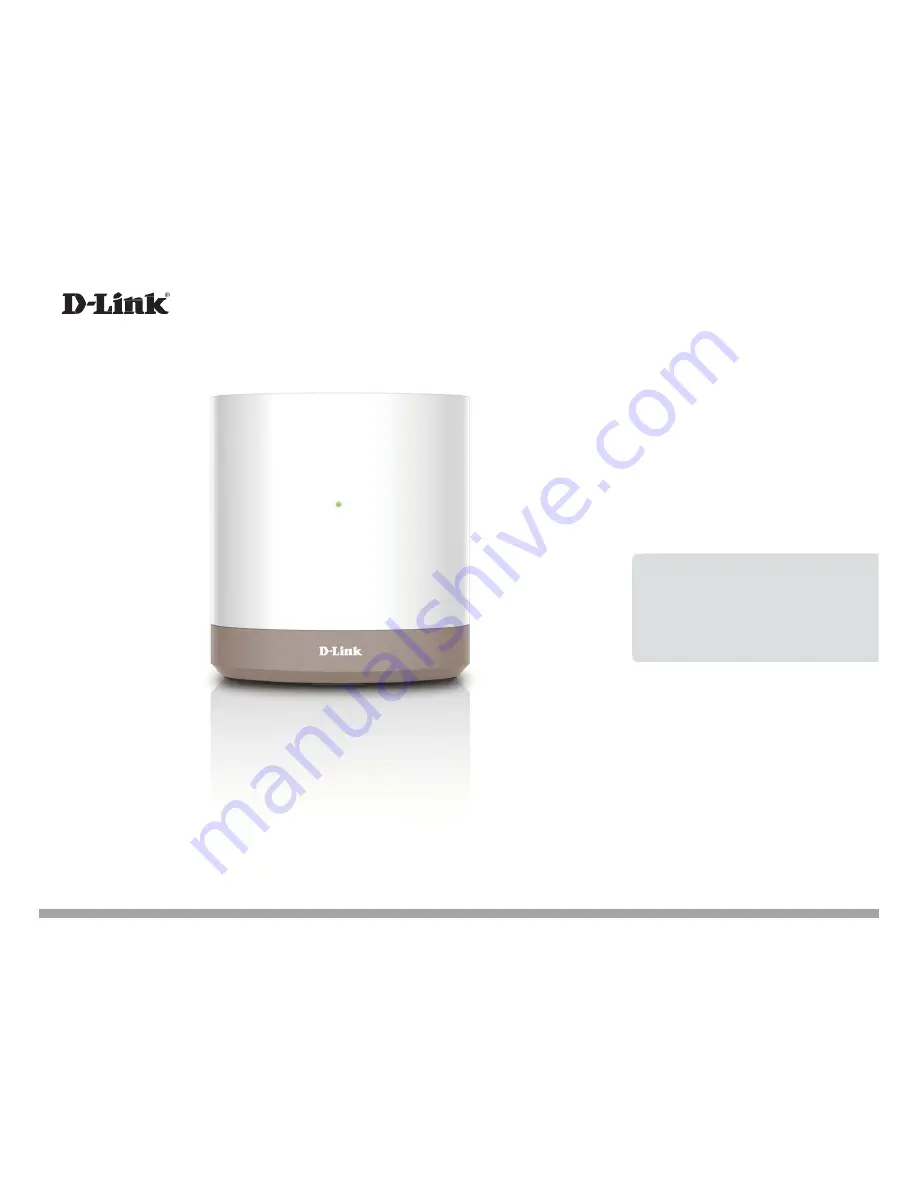 D-Link mydlink DCH-G022 Скачать руководство пользователя страница 1