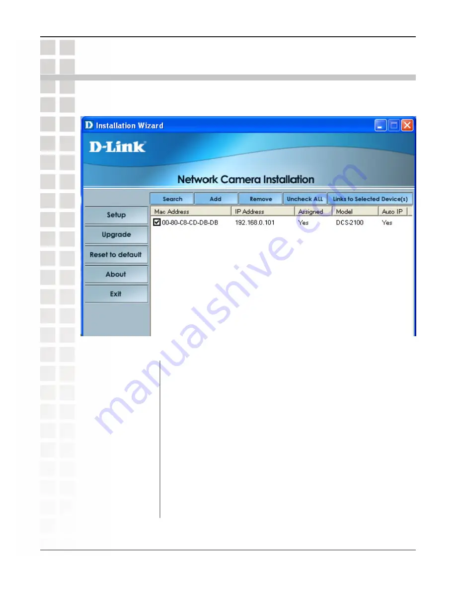 D-Link SECURICAM Network DCS-2100 User Manual Download Page 21