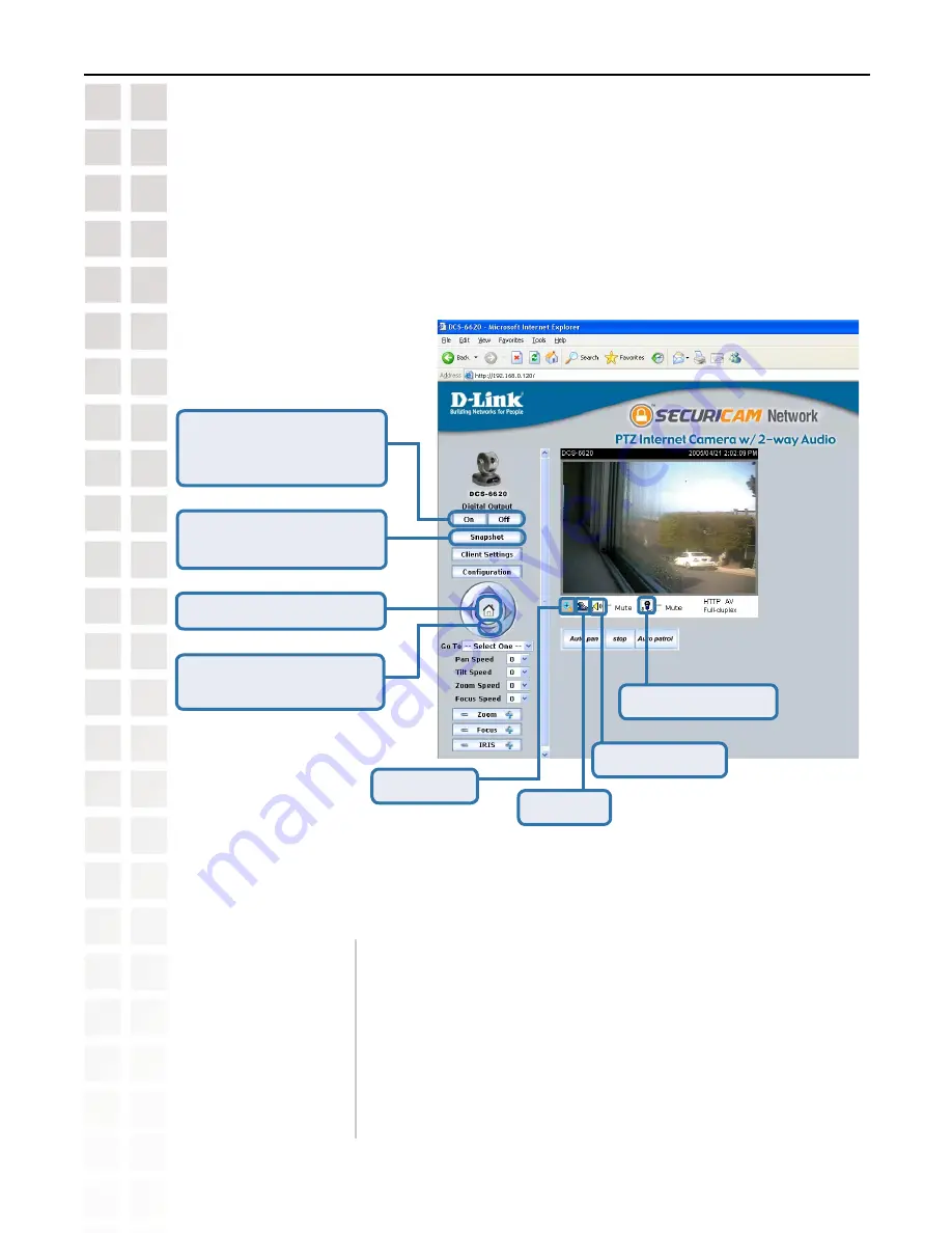 D-Link SECURICAM Network DCS-6620 User Manual Download Page 35