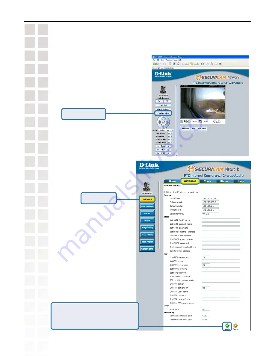 D-Link SECURICAM Network DCS-6620 User Manual Download Page 38