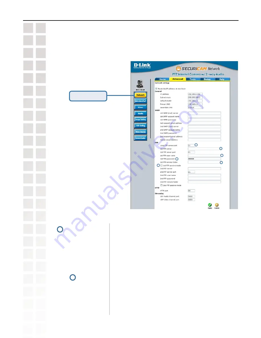 D-Link SECURICAM Network DCS-6620 Скачать руководство пользователя страница 64