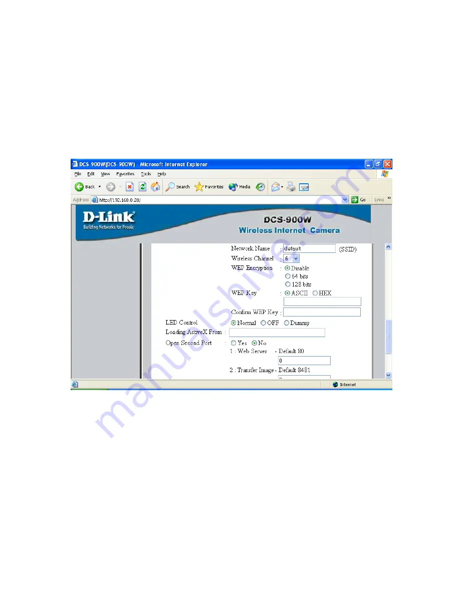 D-Link SECURICAM Network DCS-900W User Manual Download Page 23