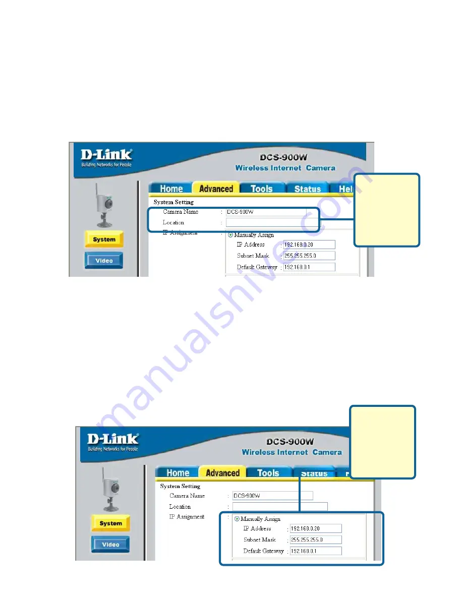 D-Link SECURICAM Network DCS-900W User Manual Download Page 28