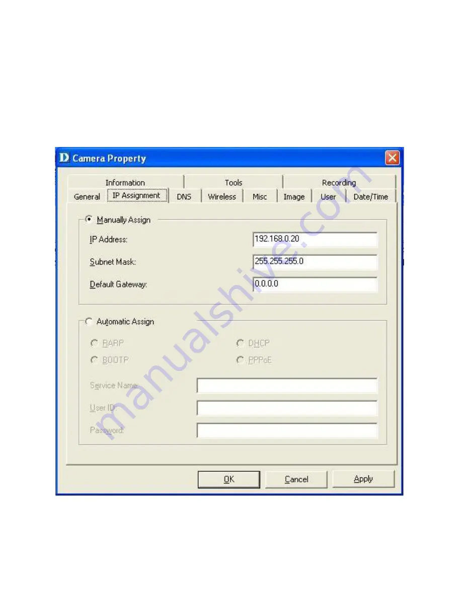 D-Link SECURICAM Network DCS-900W User Manual Download Page 57