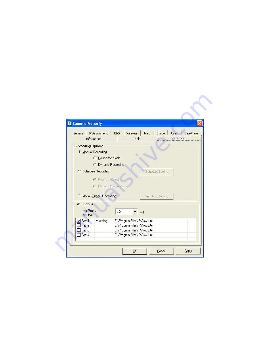 D-Link SECURICAM Network DCS-900W User Manual Download Page 65