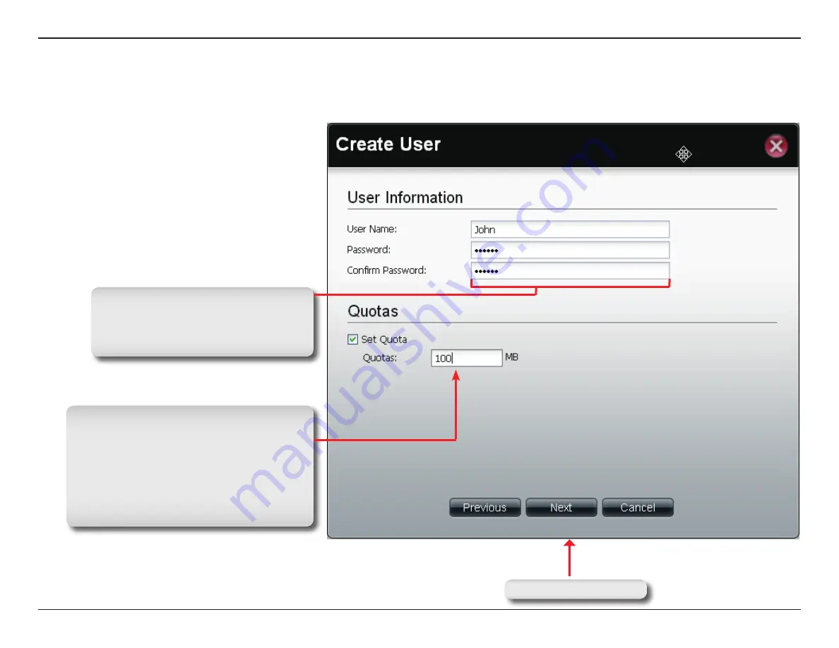 D-Link Share Center Pro 1100 User Manual Download Page 68