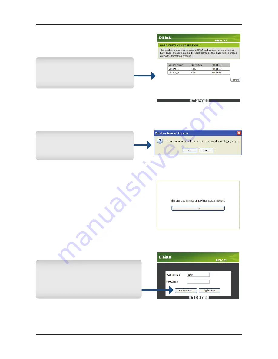 D-Link ShareCenter DNS-323 Quick Installation Manual Download Page 12