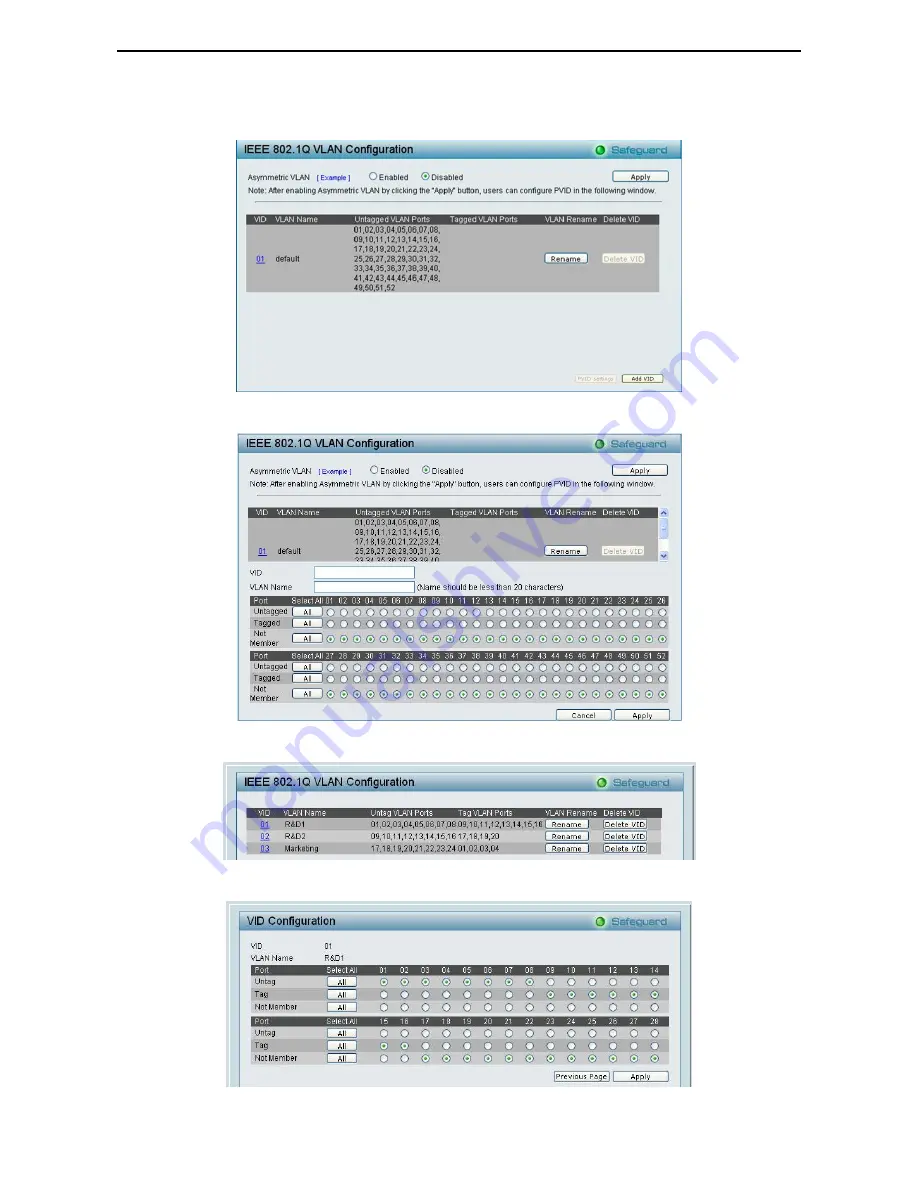 D-Link Web Smart DES-1210-28P Reference Manual Download Page 42