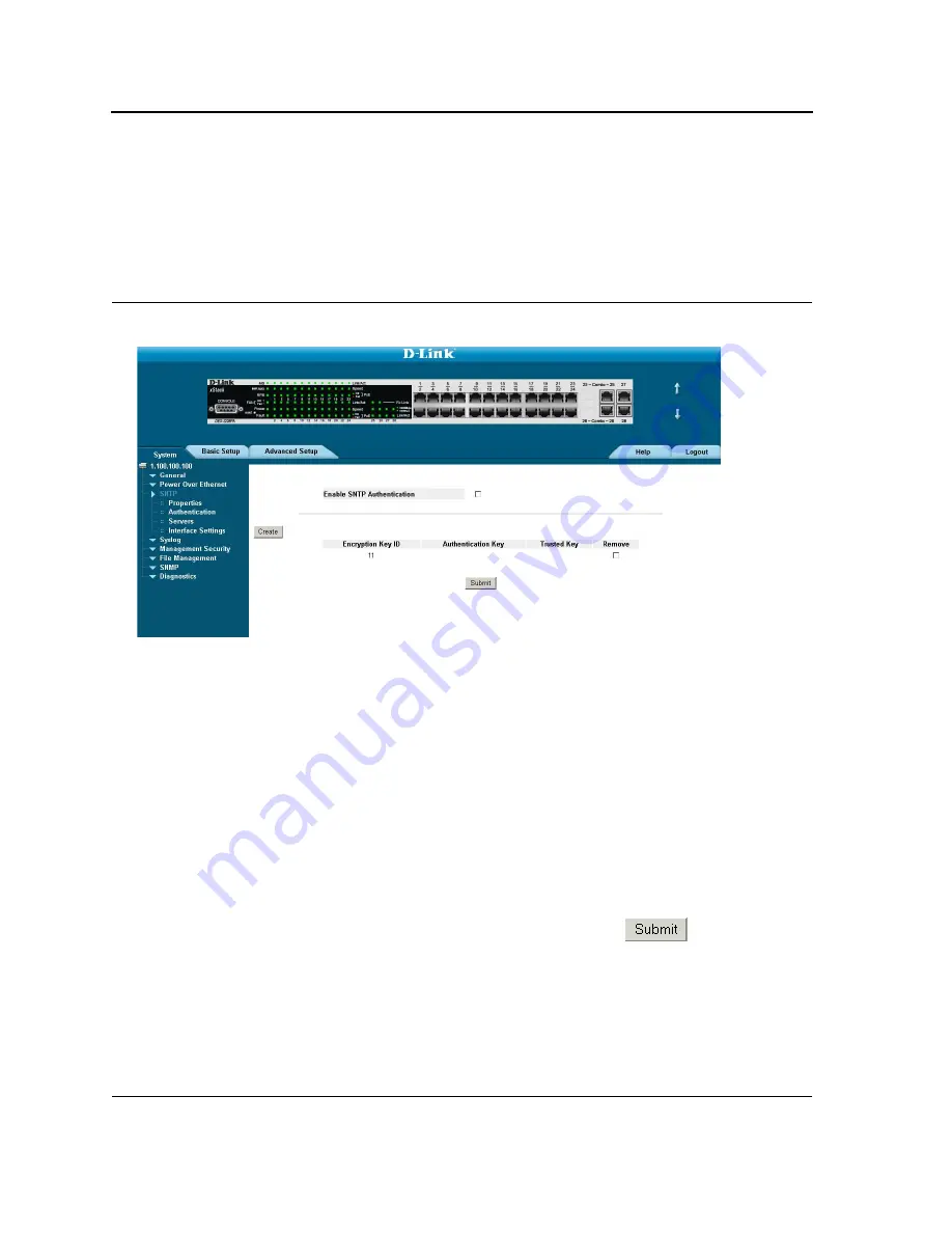 D-Link xStack DES-3228PA Web/Installation Manual Download Page 62