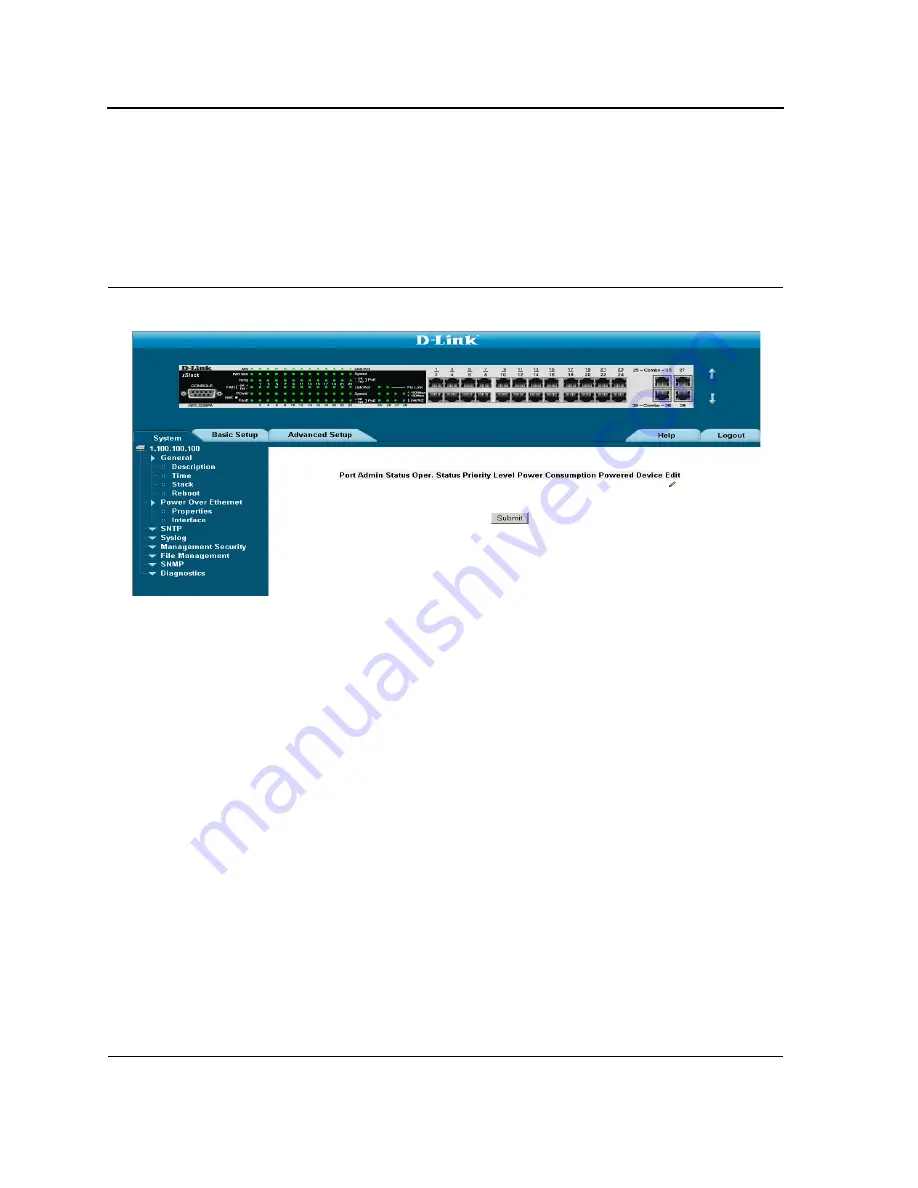 D-Link xStack DES-3228PA Web/Installation Manual Download Page 162