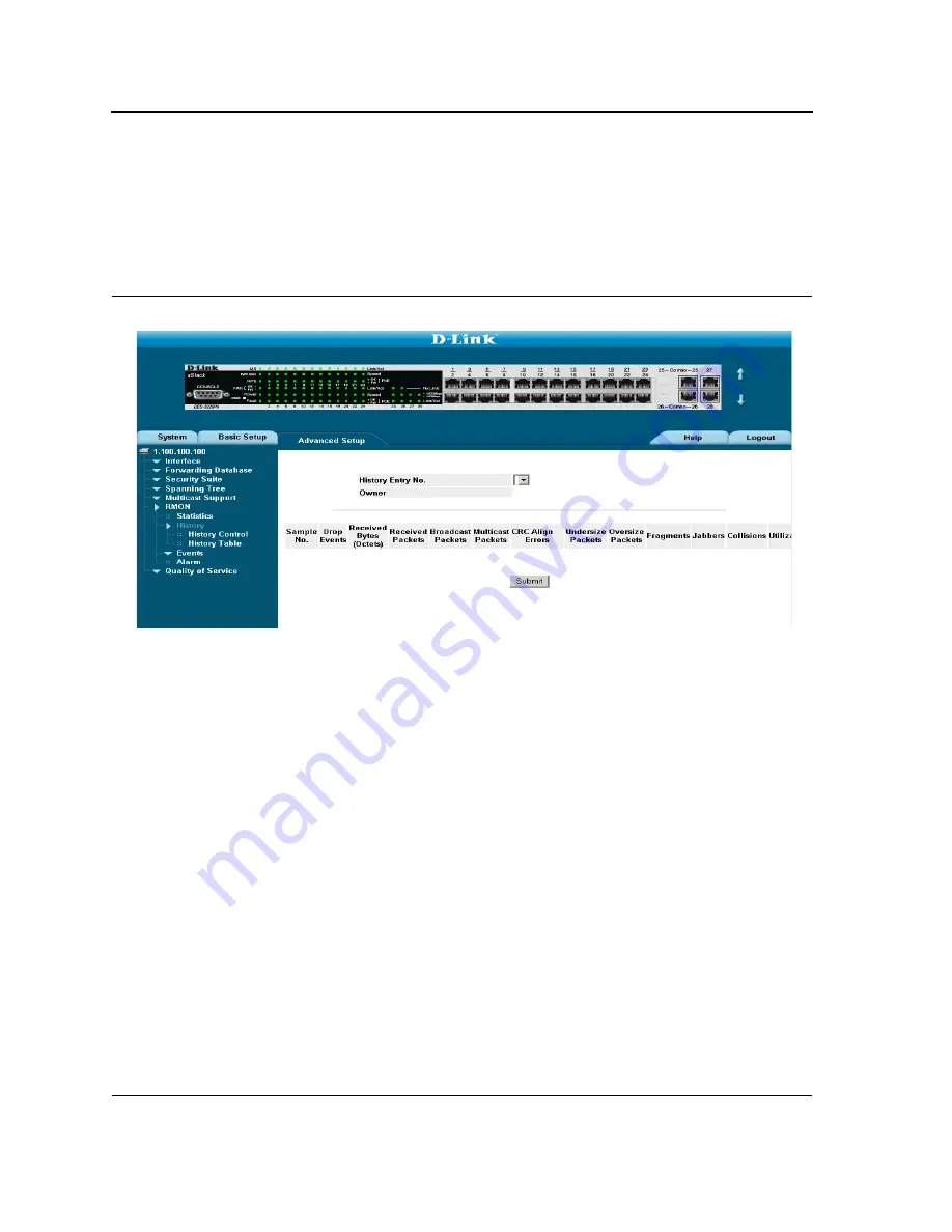 D-Link xStack DES-3228PA Web/Installation Manual Download Page 224