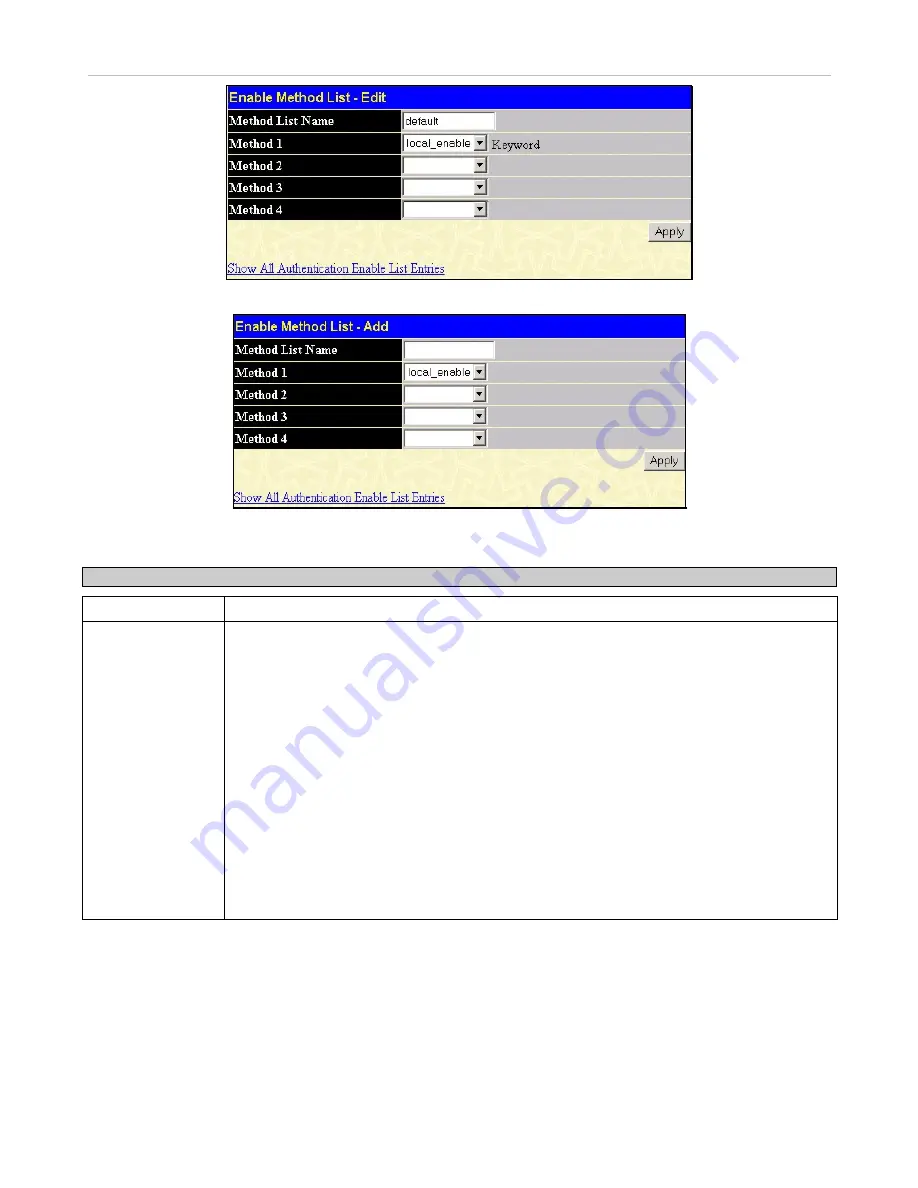 D-Link xStack DES-3526 User Manual Download Page 147