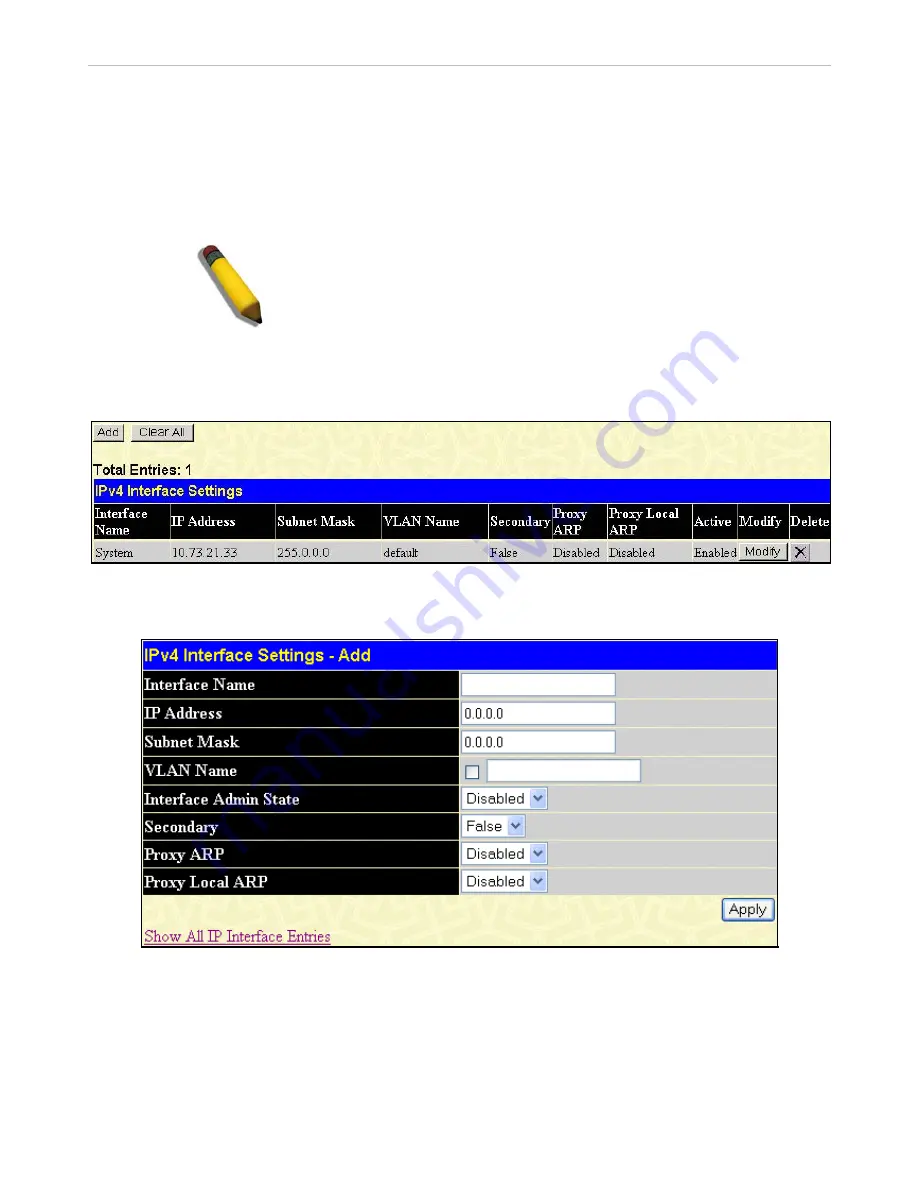 D-Link xStack DGS-3600 Series User Manual Download Page 173