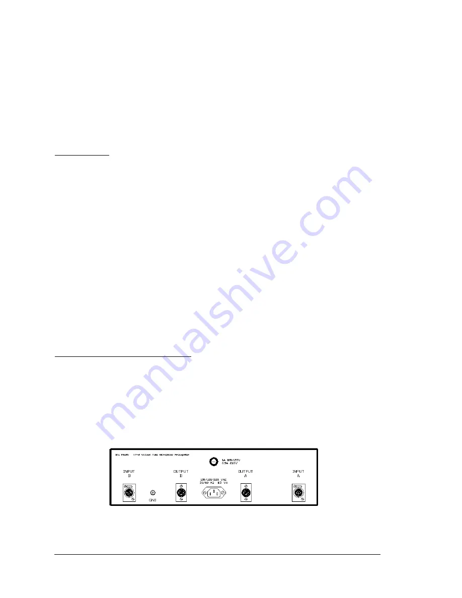 D.W. Fearn VT-1 Operating Instructions Manual Download Page 20