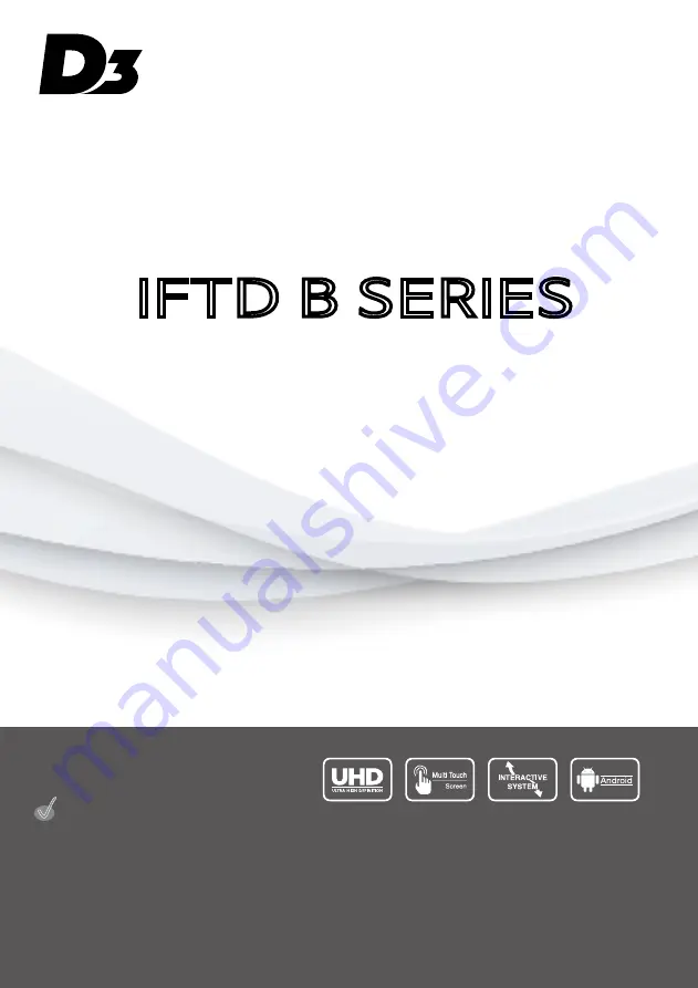 D3 IFTD B SERIES Скачать руководство пользователя страница 1