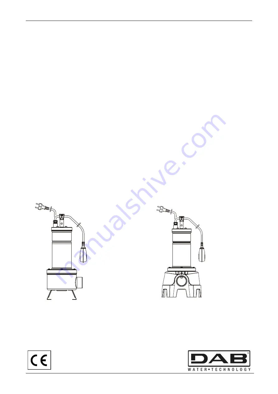 DAB FEKA VS Instruction For Installation And Maintenance Download Page 1