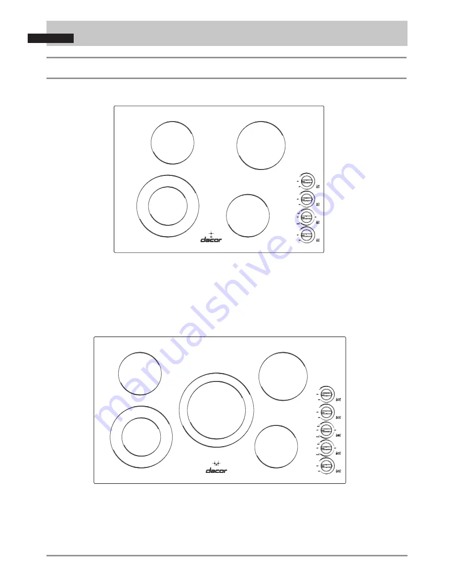 Dacor Distinctive DECT304 Use And Care Manual Download Page 6