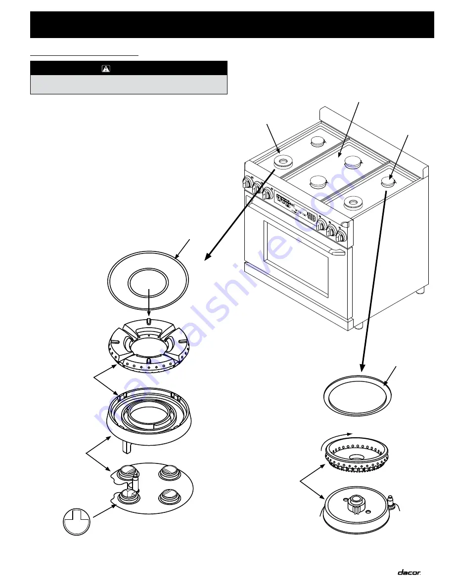 Dacor Epicure ER36D Installation Instructions Manual Download Page 19