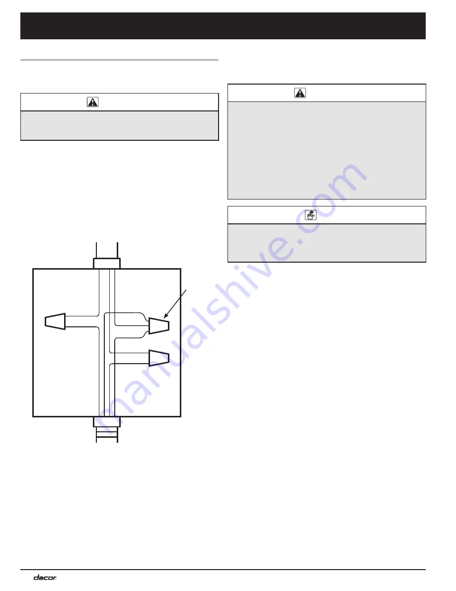 Dacor Renaissance R130B Installation Instructions Manual Download Page 12