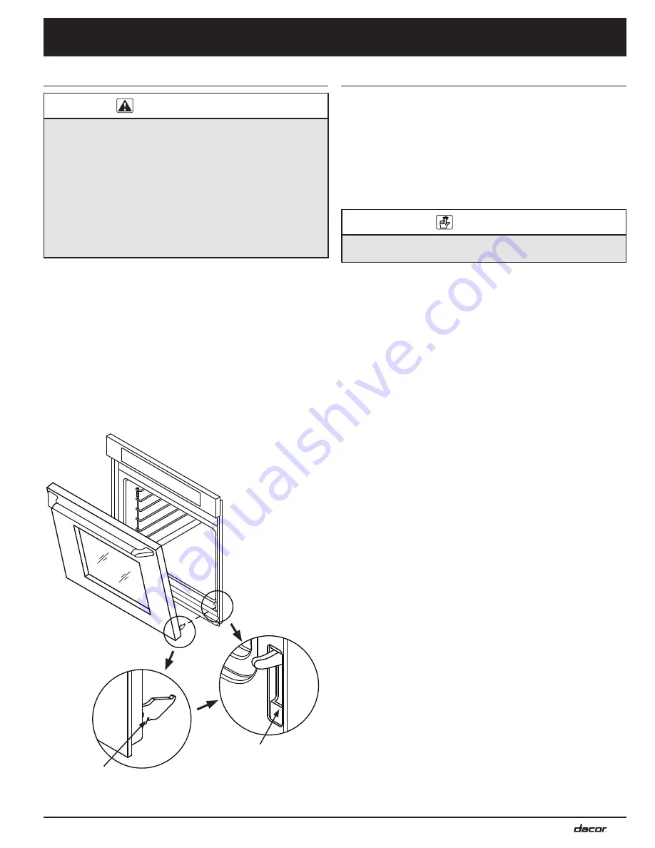 Dacor Renaissance R130B Installation Instructions Manual Download Page 31