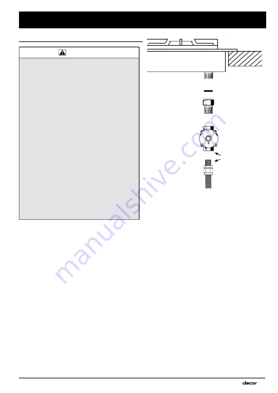 Dacor Renaissance RNTT365GB Installation Instructions Manual Download Page 11