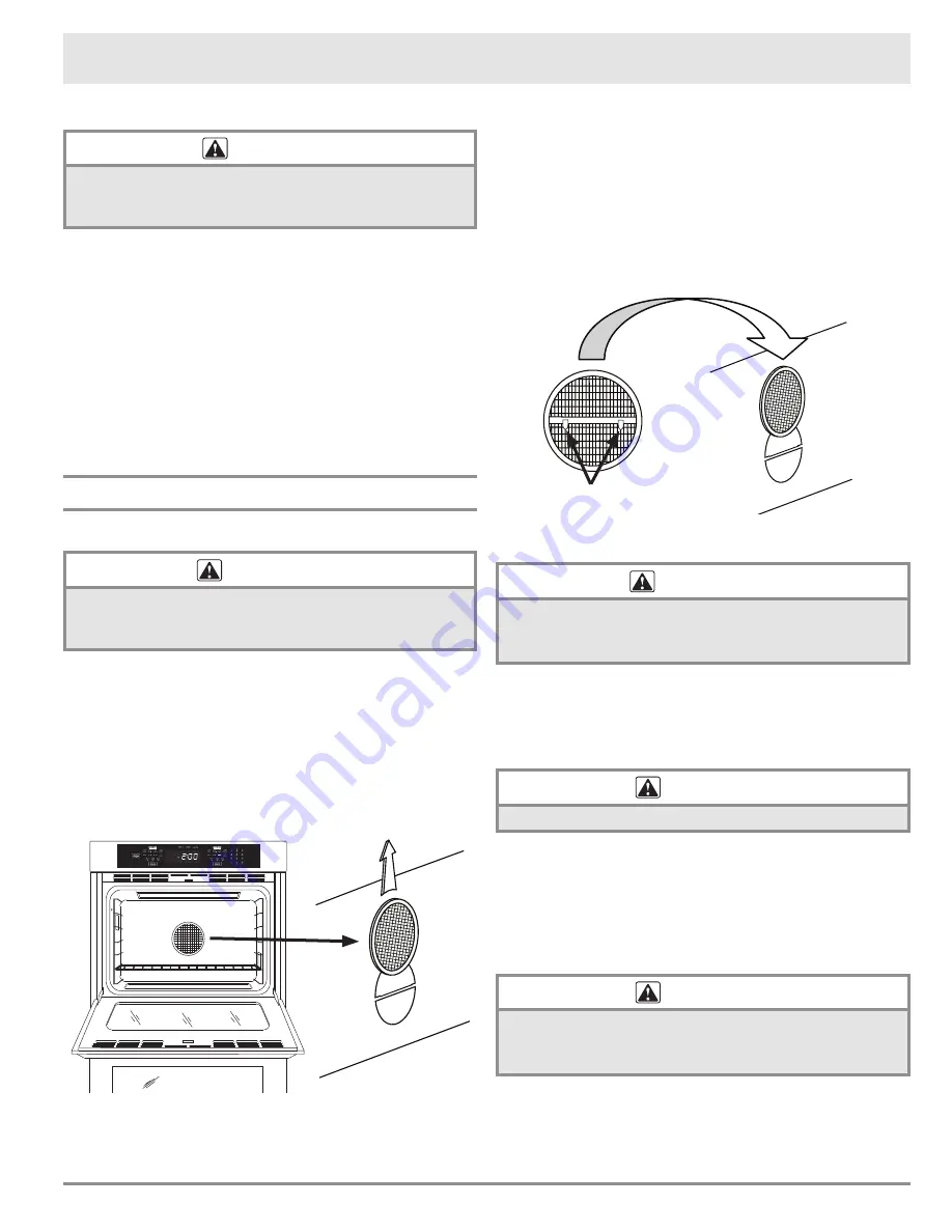 Dacor Renaissance RO130 Use And Care Manual Download Page 19