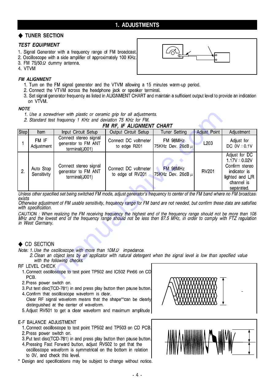 Daewoo AMI-717L Service Manual Download Page 4