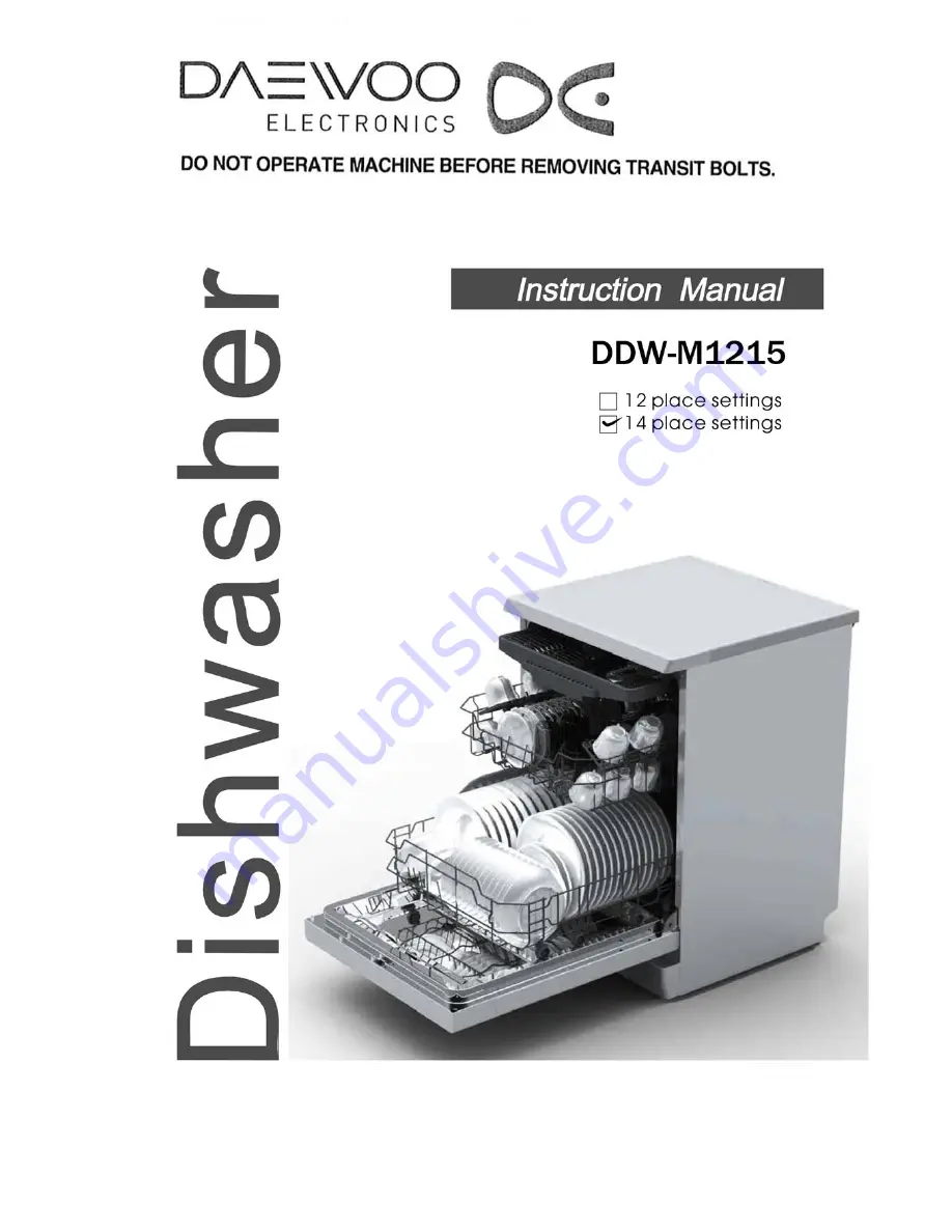 Daewoo DDW-M1215 Скачать руководство пользователя страница 1