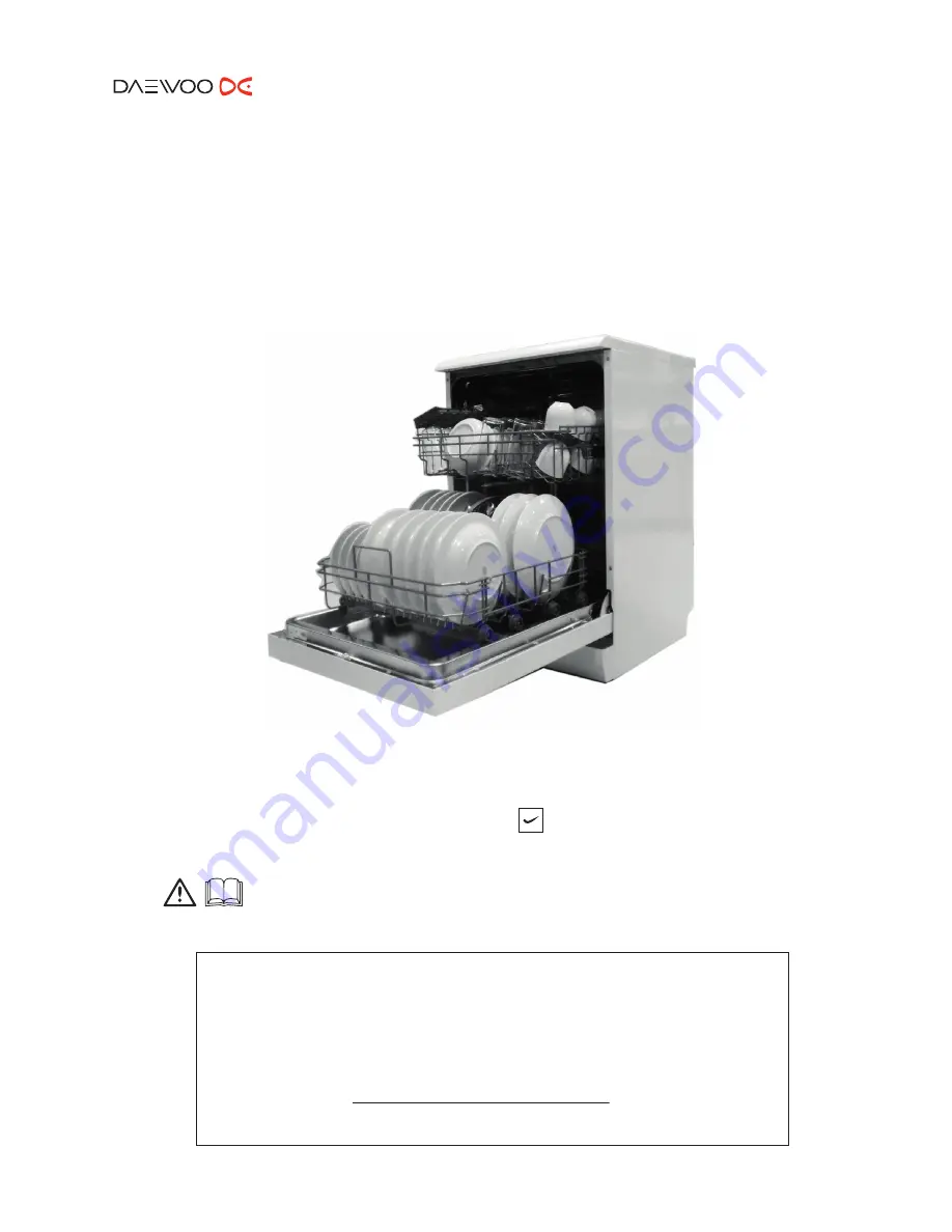 Daewoo DDWMJ1411W Operating Instructions Manual Download Page 1