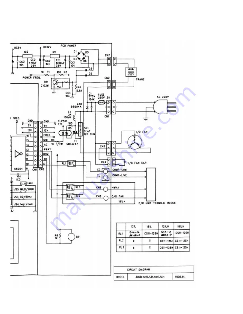 Daewoo DSA-151L Service Manual Download Page 28