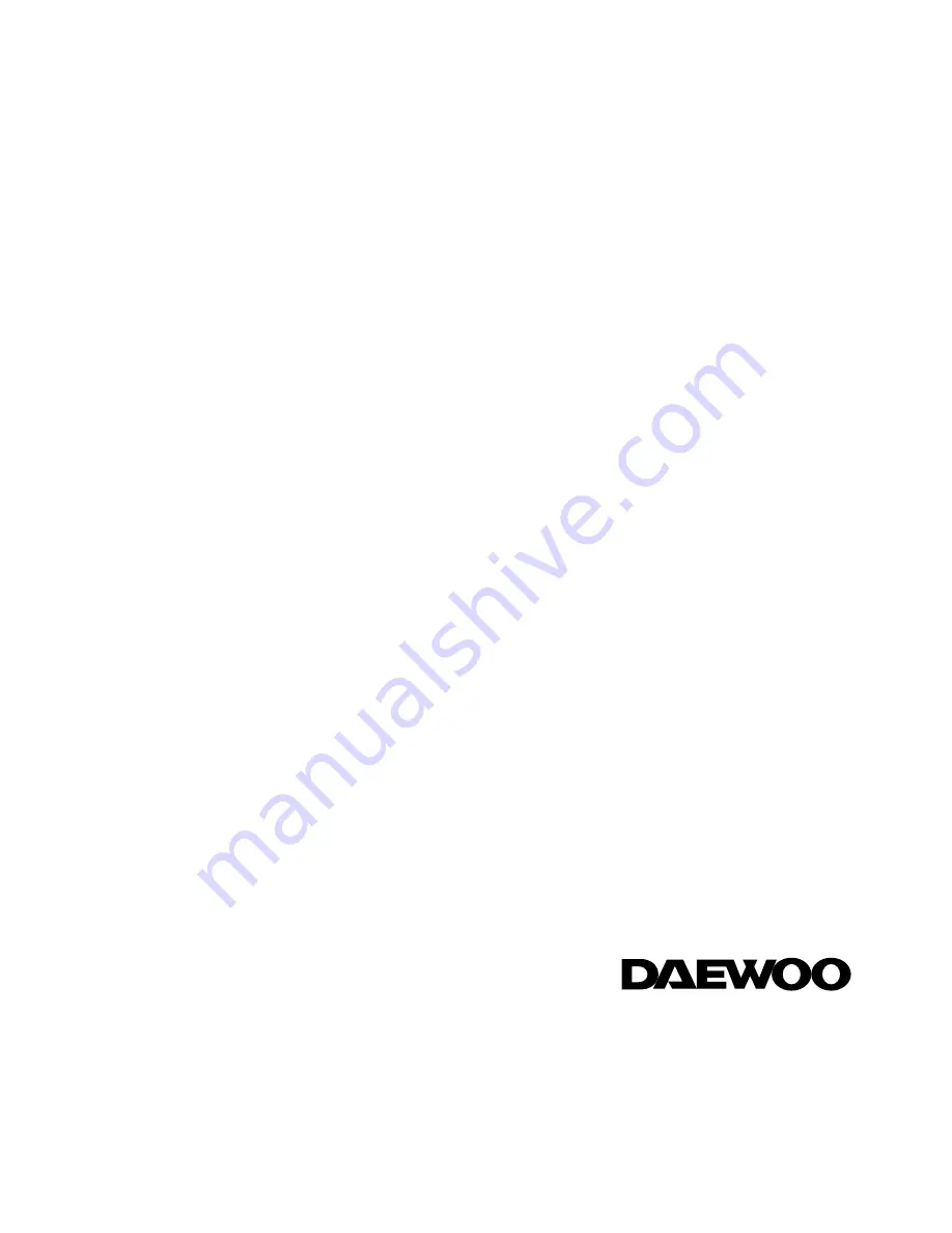 Daewoo DSA-151L Service Manual Download Page 60