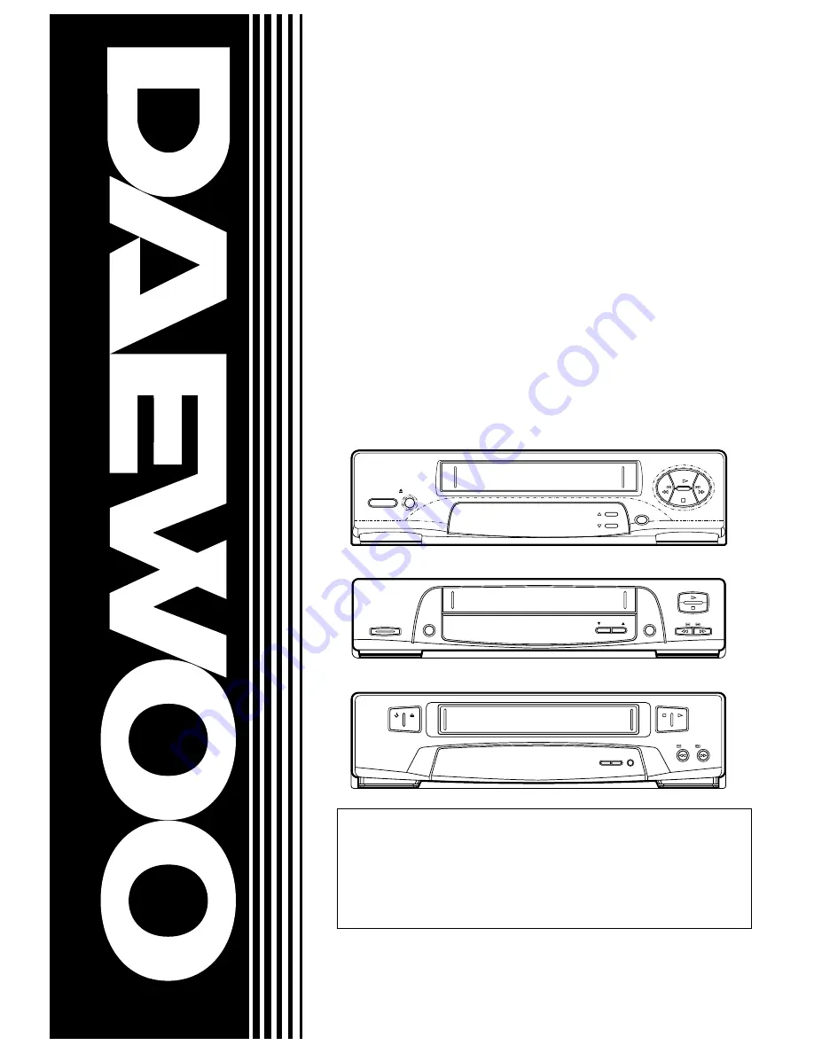 Daewoo DV-F24S Скачать руководство пользователя страница 1