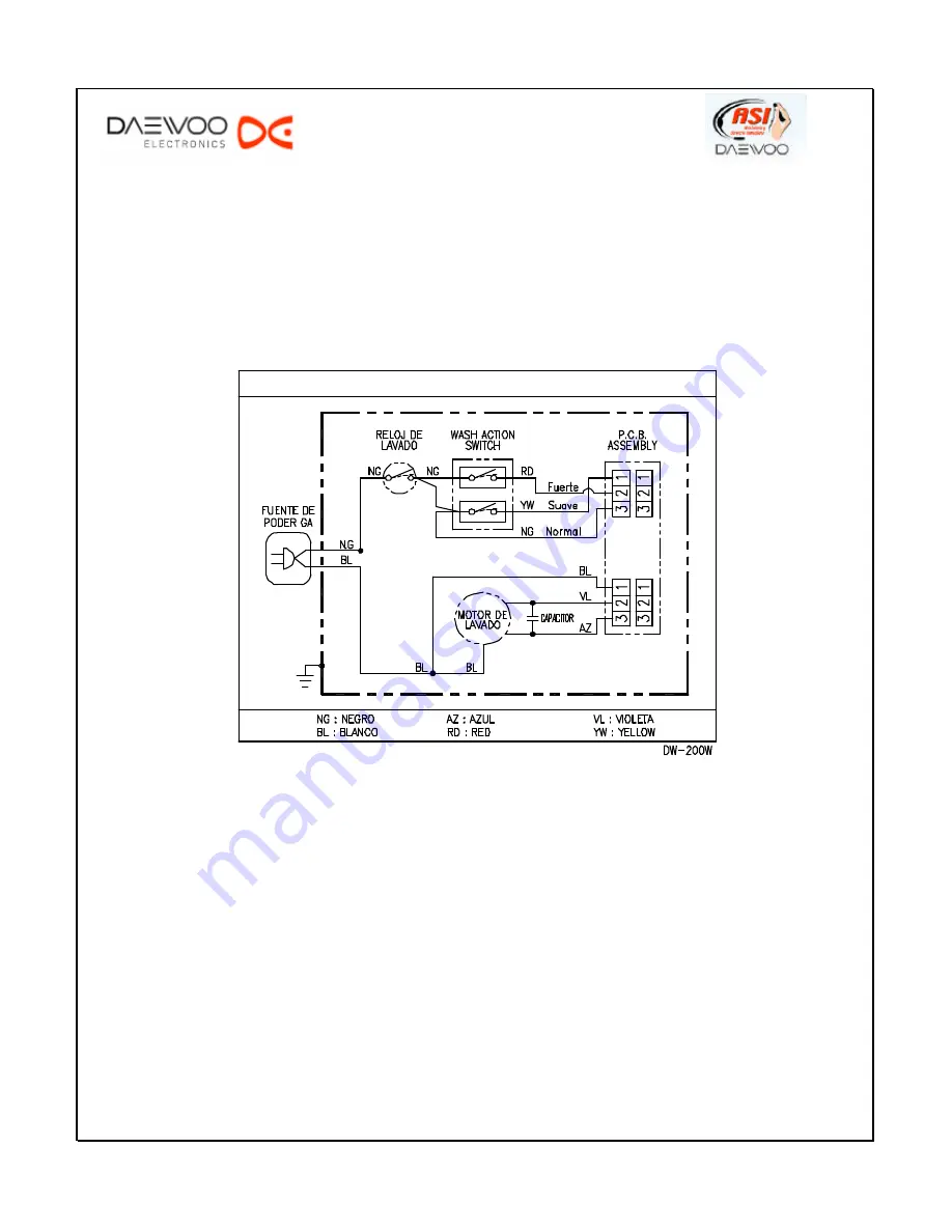 Daewoo DW-1010 Service Manual Download Page 18