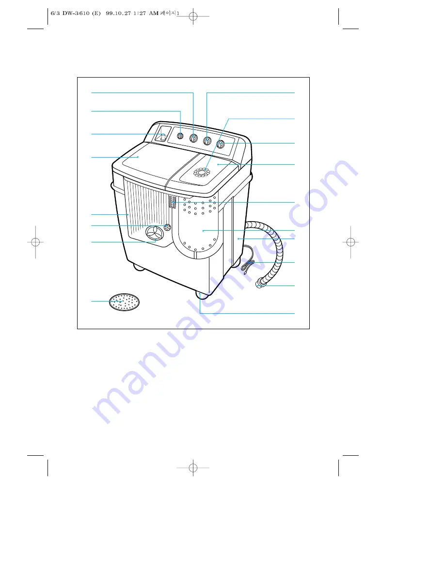 Daewoo DW-3610 Скачать руководство пользователя страница 1