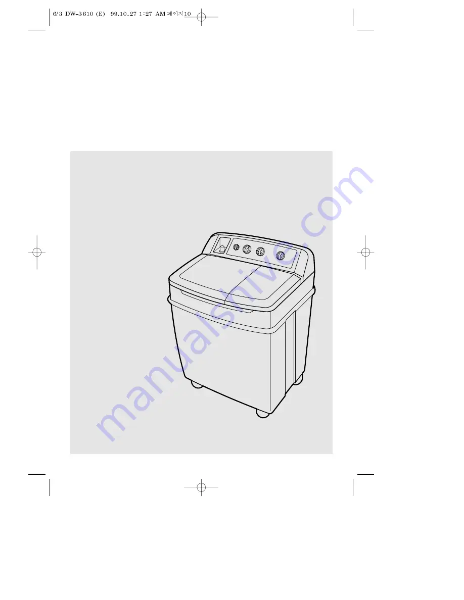 Daewoo DW-3610 Скачать руководство пользователя страница 10