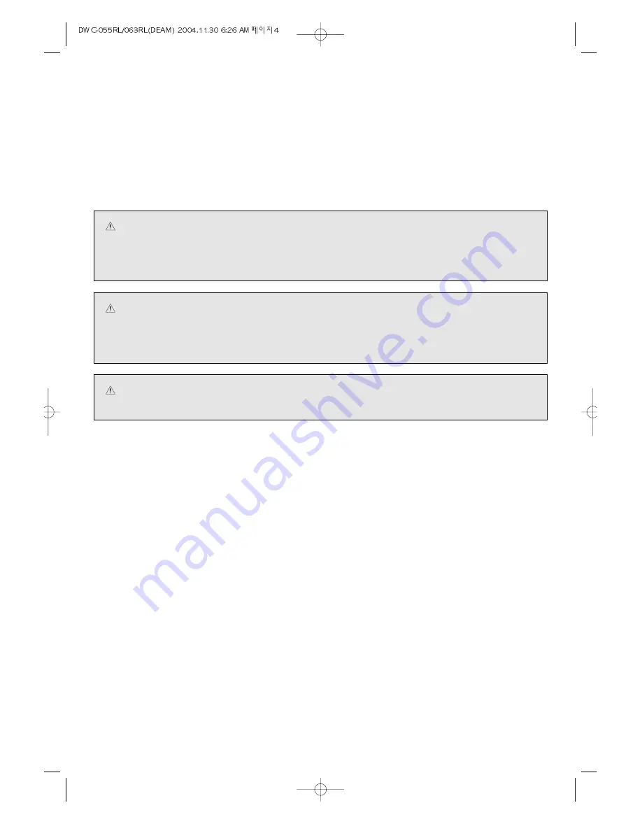 Daewoo DWC-055RL Use & Care Manual Download Page 5