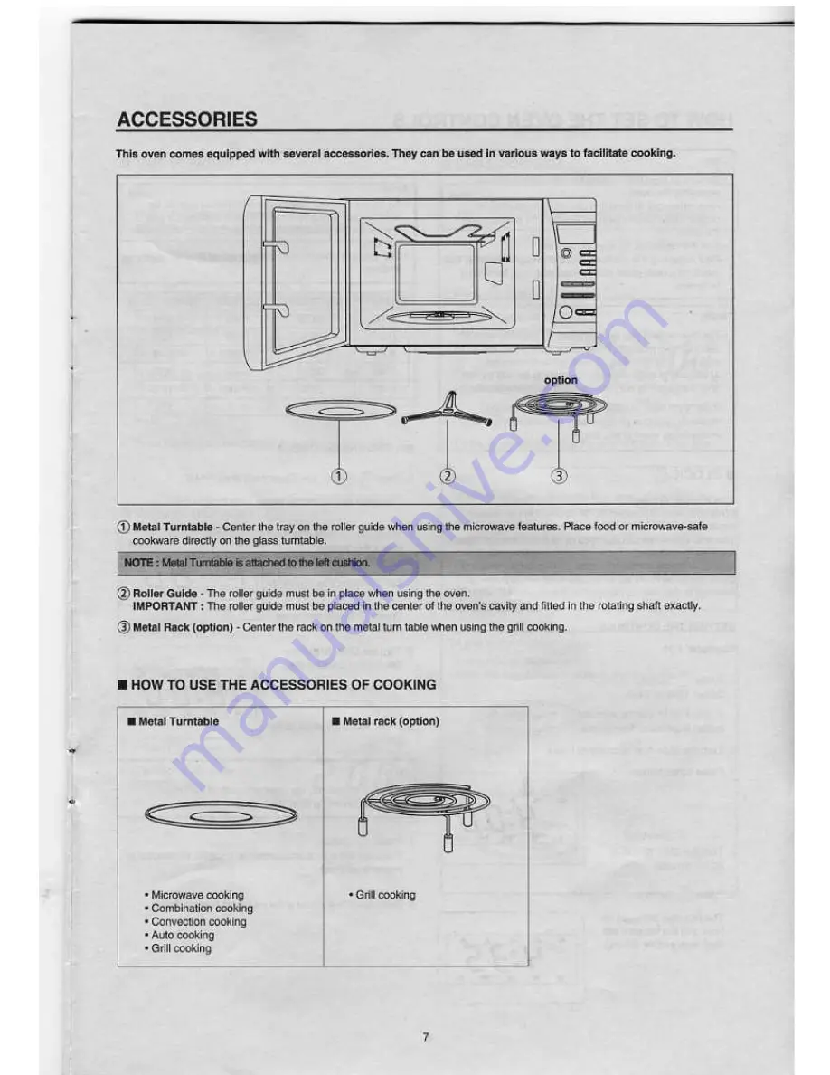 Daewoo KOC-8UOT Owner'S Manual Download Page 8