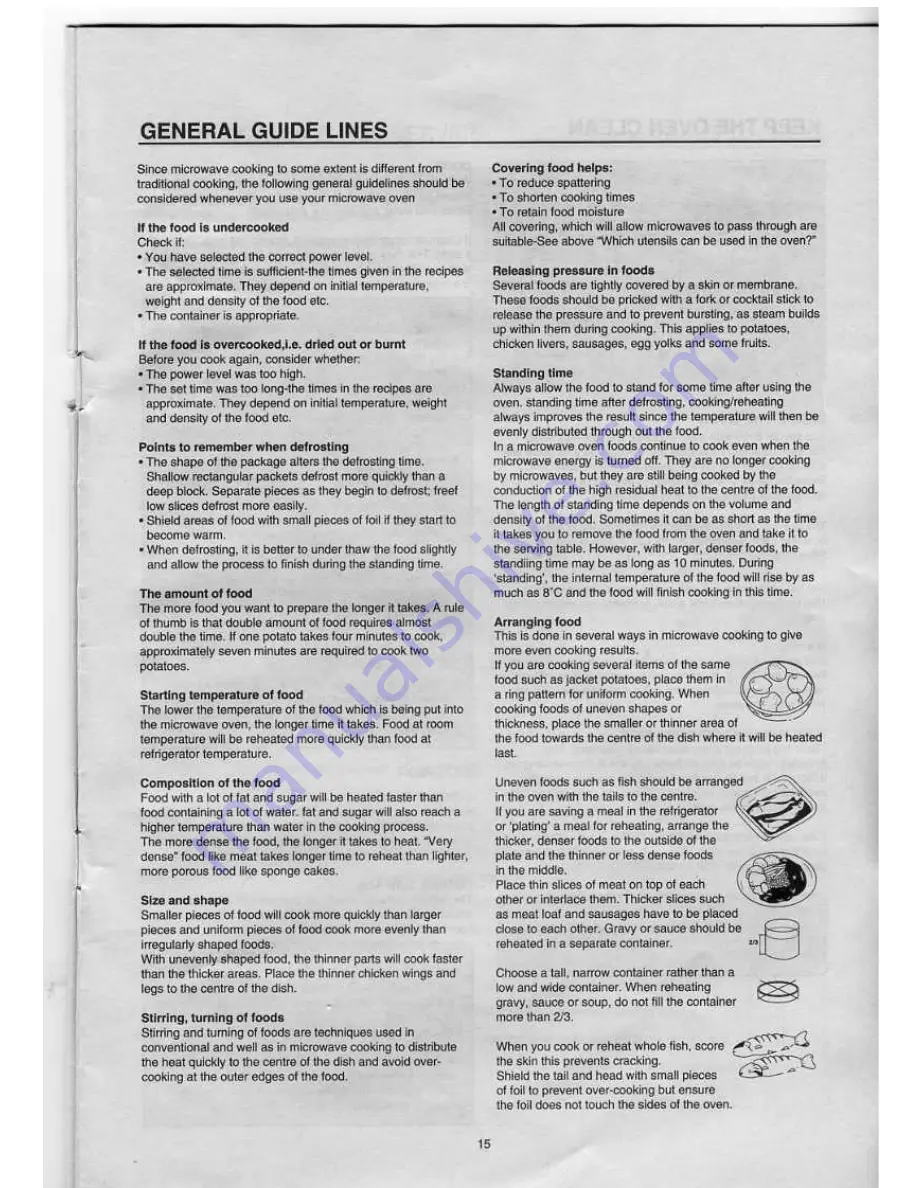 Daewoo KOC-8UOT Owner'S Manual Download Page 16