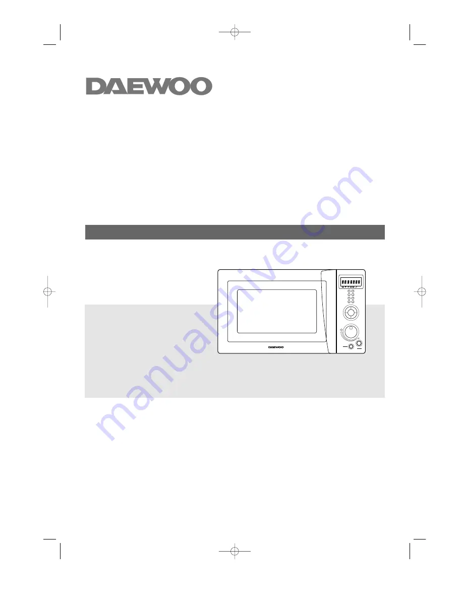 Daewoo KOC-911K0S01 Owner'S Manual Download Page 1