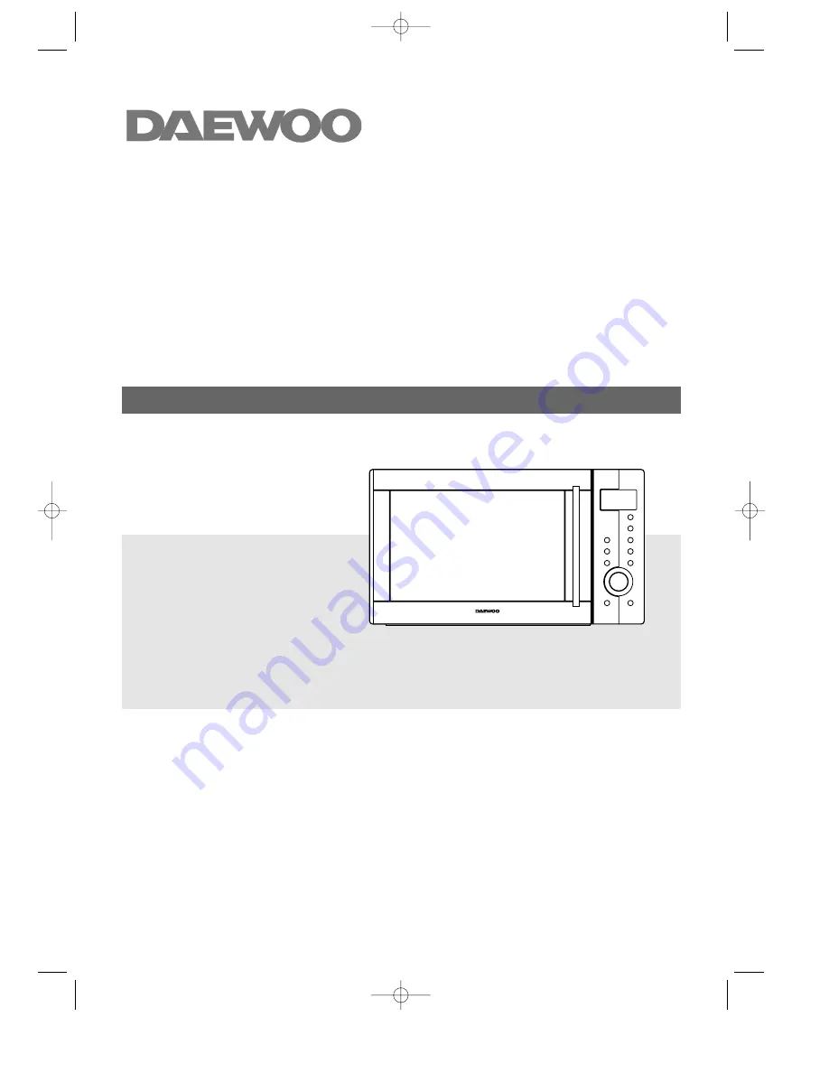 Daewoo KOC-924T Скачать руководство пользователя страница 1