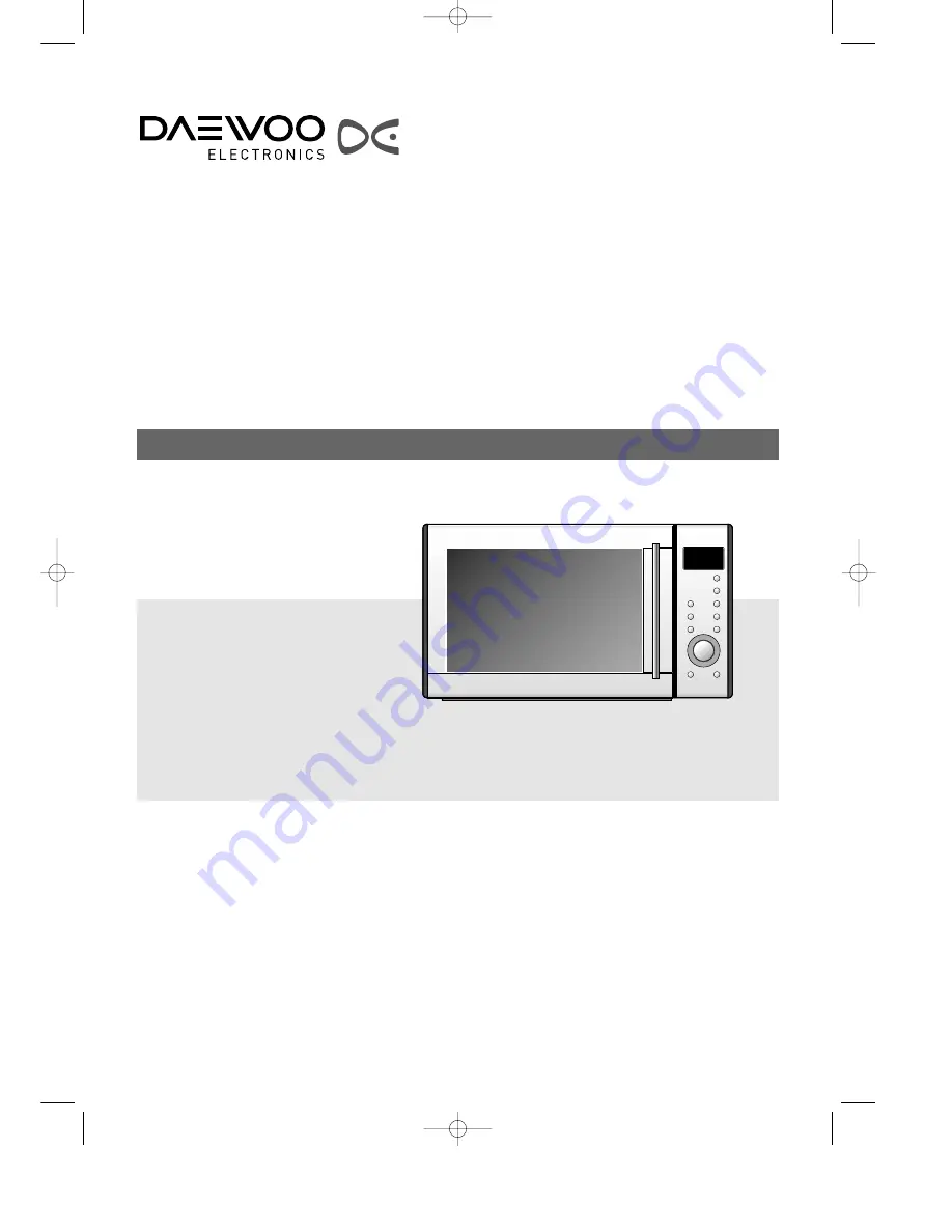 Daewoo KOC-925T Owner'S Manual Download Page 1